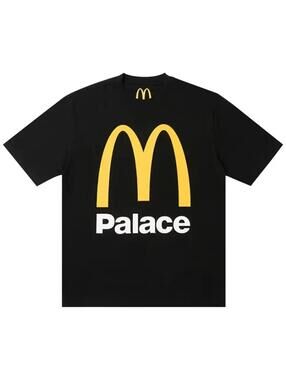 Palace x McDonald's Black Graphic T-Shirt - Small